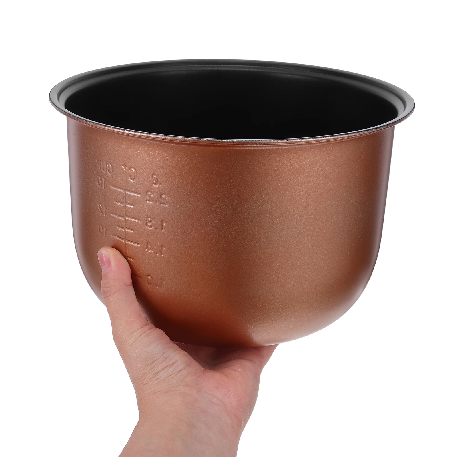 8L غير عصا جهاز طهي الأرز وعاء داخلي سبائك الألومنيوم وعاء الطبخ غسالة صحون-آمنة إدراج استبدال قطع غيار جهاز طبخ الأرز