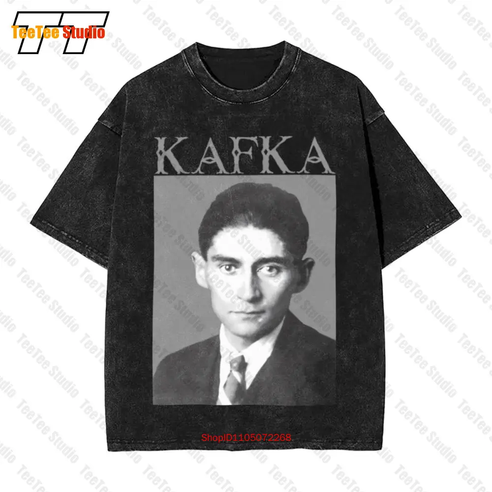 Franz Kafka Vintage Oversized T-Shirt Metamorphosis Trial Writer Author T DYG8
