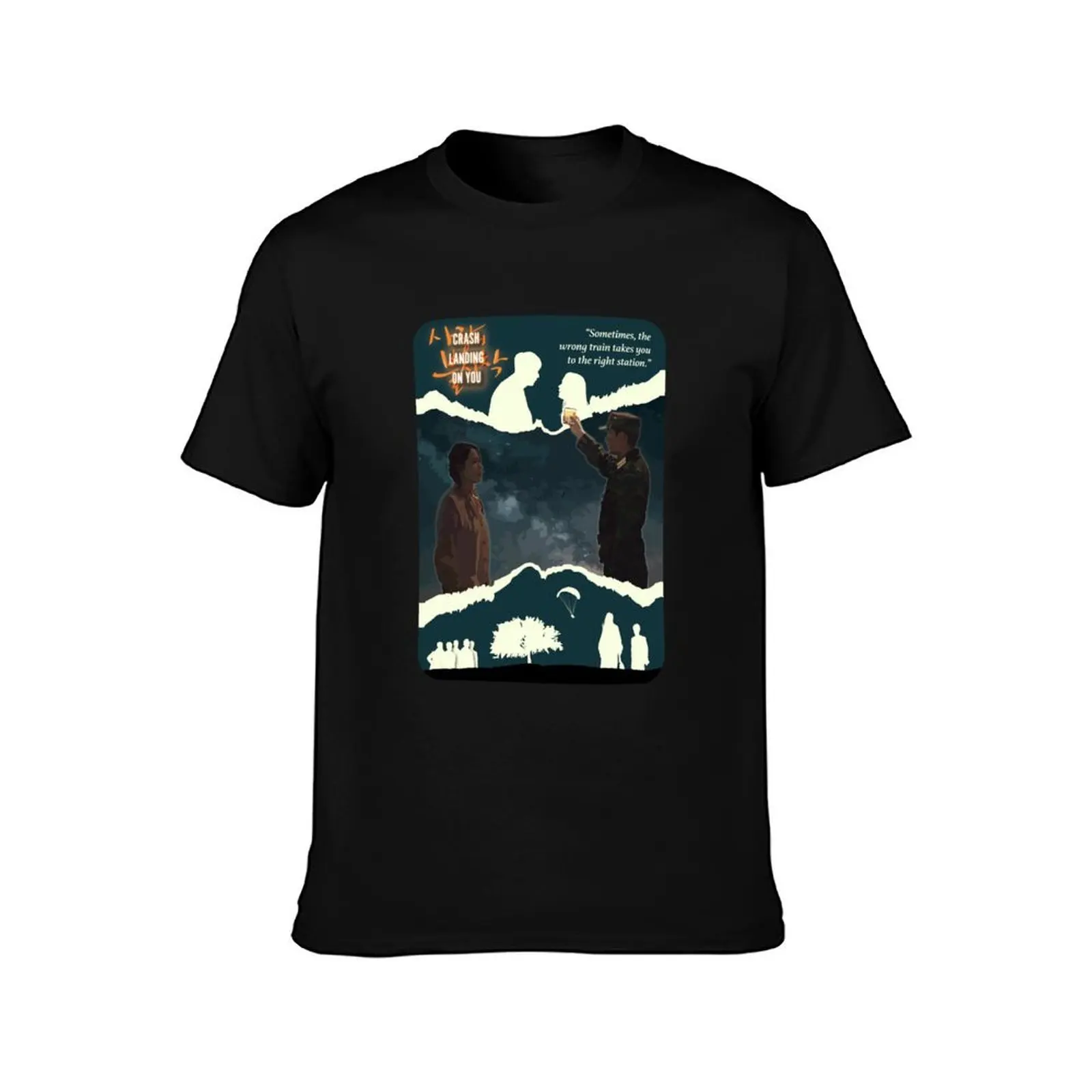 Crash Landing On You - Candle - Kdrama T-Shirt Summer Casual Cotton Tee Oversized Streetwear Tops Vintage Graphic Print