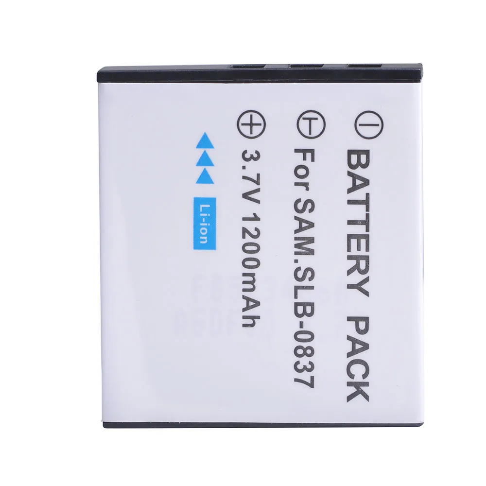 1200mAh SLB 0837 SLB-0837 SLB0837 for SAMSUNG Digimax i5 i6 i50 L60 NV3 NV7