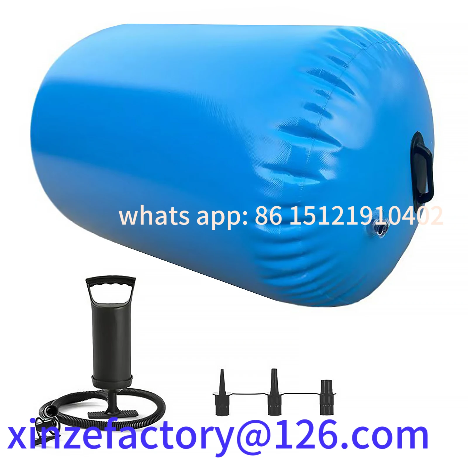 

Be suitable for Gymnastics Barrel Air Roller Thick Tumble Track Air Barrel for Mat Gym customizable