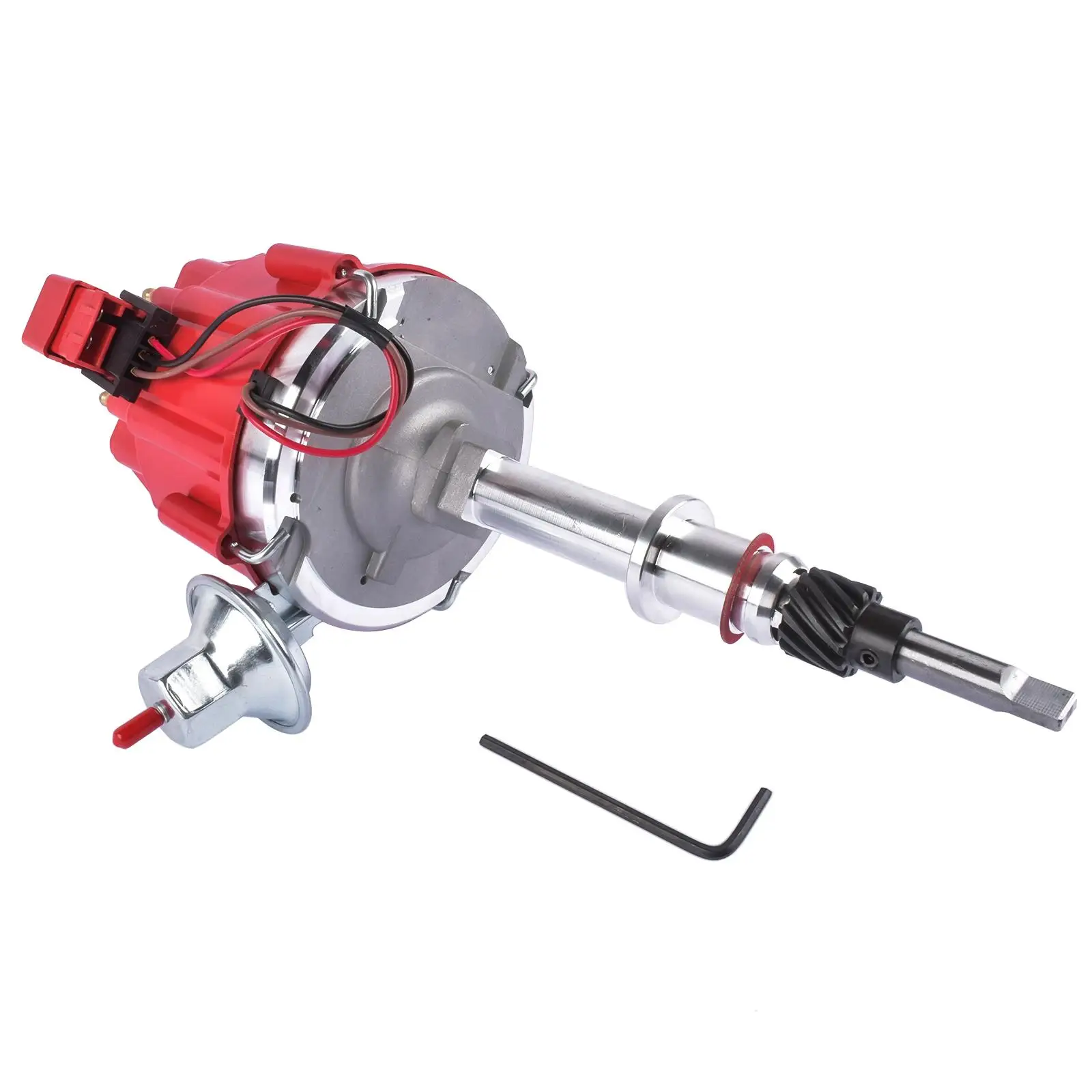 AP01 RED IGNITION DISTRIBUTOR For JEEP / AMC CJ5 CJ7 304 360 401 V-8 65K VOLT COIL