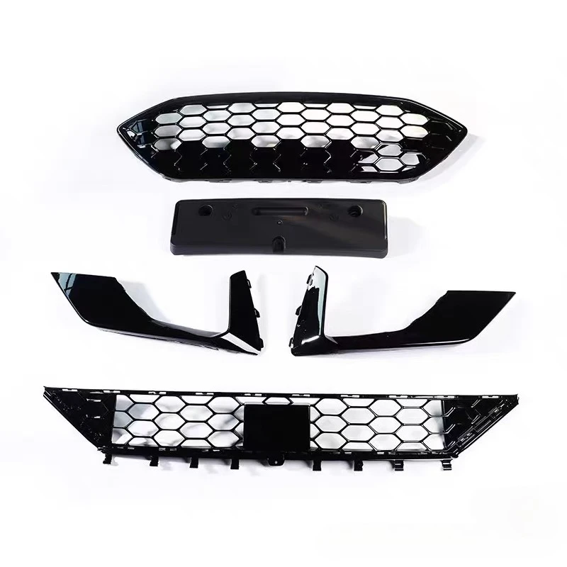 Voor Ford Focus MK4 ST ST-Lijn/X 2019-2021 MK4 Voorbumper Grille Kits Auto Grille Mistlamp lamp Cover Auto Accessoires