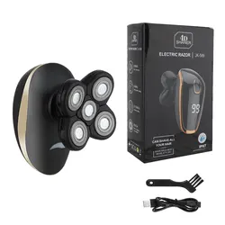 hiena Men Kit Wet Dry Electric Shaver Beard Hair Trimmer Electric Razor Rechargeable Bald Head Shaving Machine LCD Display