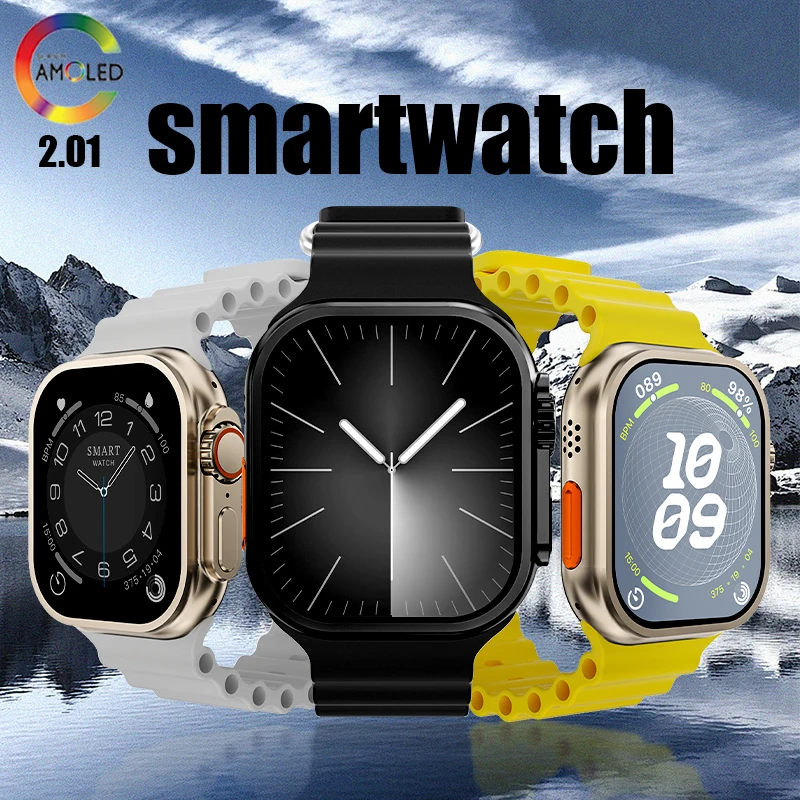 New Smart Watch 2.01 Super-large Screen Men's Exercise Sleep Detection Record IP68 Waterproof Bluetooth 5.1 Smart Watch