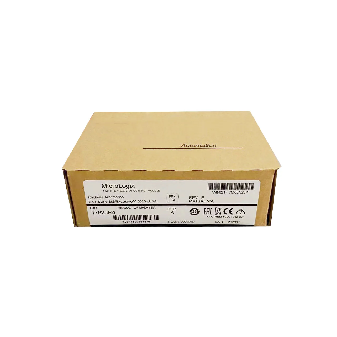 

New Original 1762-IR4 1762ir4 Analog Input Module Stock In Warehouse