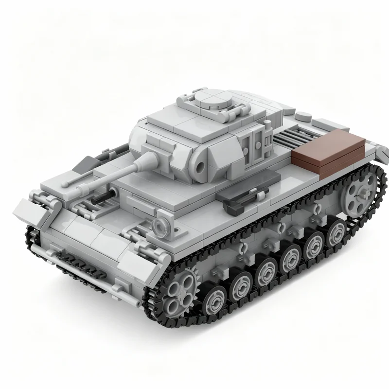 

NEW 497PCS MOC Creative Model Panzer Iii Ausf L Custom Building Blocks Architecture DIY Assembly Display Gift Collectible Set