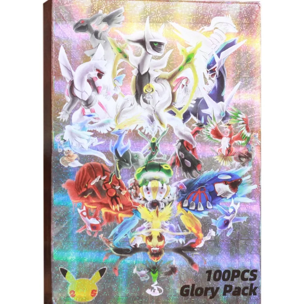 100pcs Pokémon Glory Pack Scarlet & Violet Full Flash Card 100Ex 33Vstar 100Vmax Game Collection Koraidon Miraidon Battle Cards