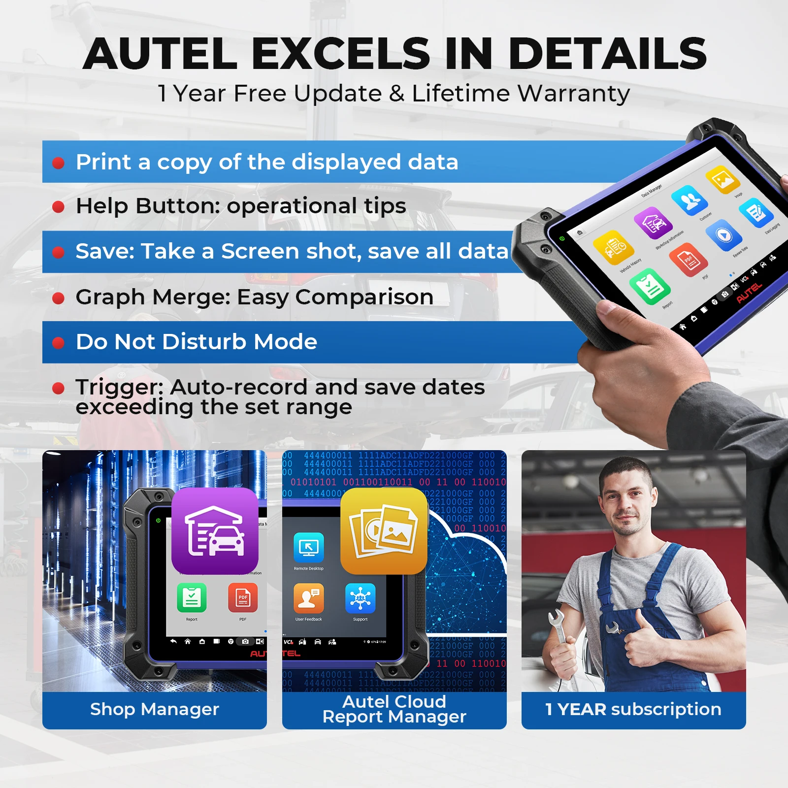 Autel MaxiIM IM608 II PRO IMMO Key Fob Programming Tool IM608II Programmer Diagnostic Tools 2 Years Update of IM608PRO