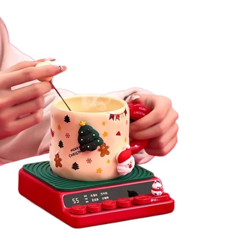 

Intelligent heating cup pad Office thermal insulation pad Household water cup thermal insulation base Smart teacup