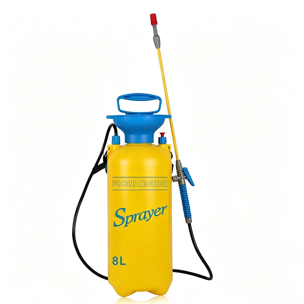 3L/5L/8L Manueller Drucksprüher Hochdruck-Luftkompressionspumpe Garten-Gießkanne für Autowäsche, Camping, Strand, Outdoor – Detail 6