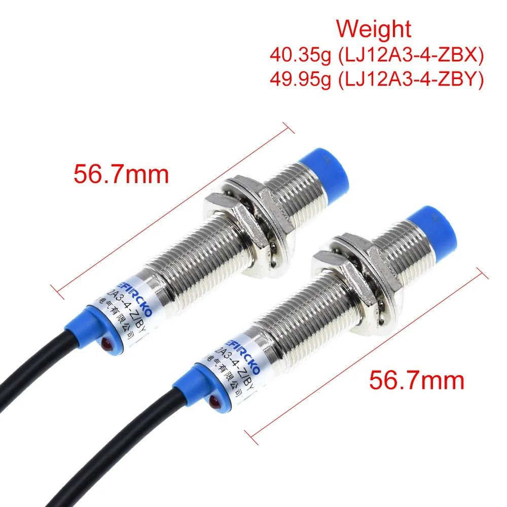 LJ12A3-4-Z/BX LJ12A3-4-Z/BY New Inductive Proximity Sensor Detection Switch NPN DC 6-36V for Arduino