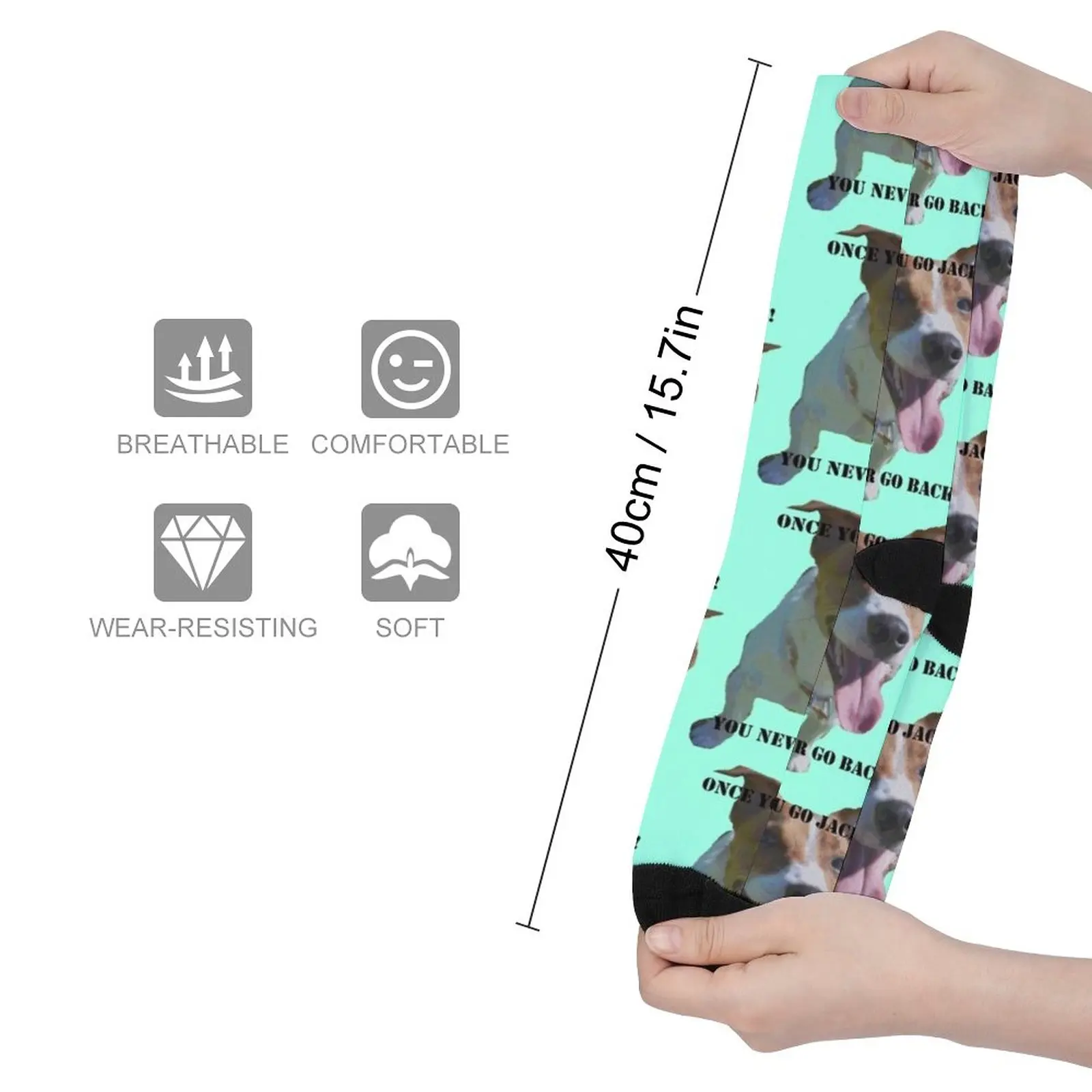 Jack russell terrier Socks heated socks Funny socks woman Men's socks