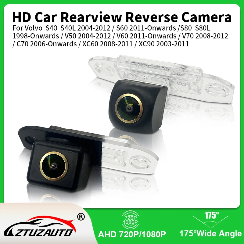 

CVBS AHD 1080P Car Rear View Backup Camera For Volvo V60 S40 S60 C30 C70 XC70 XC60 XC90 S80 V50 V70 Waterproof Night Vision