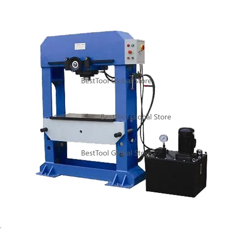 H-P-100 100 Ton Press Hy-raulic Steel Press Mac-hine Iro-n Worker Pressing Hydr-aulic Press 100t Mac-hine