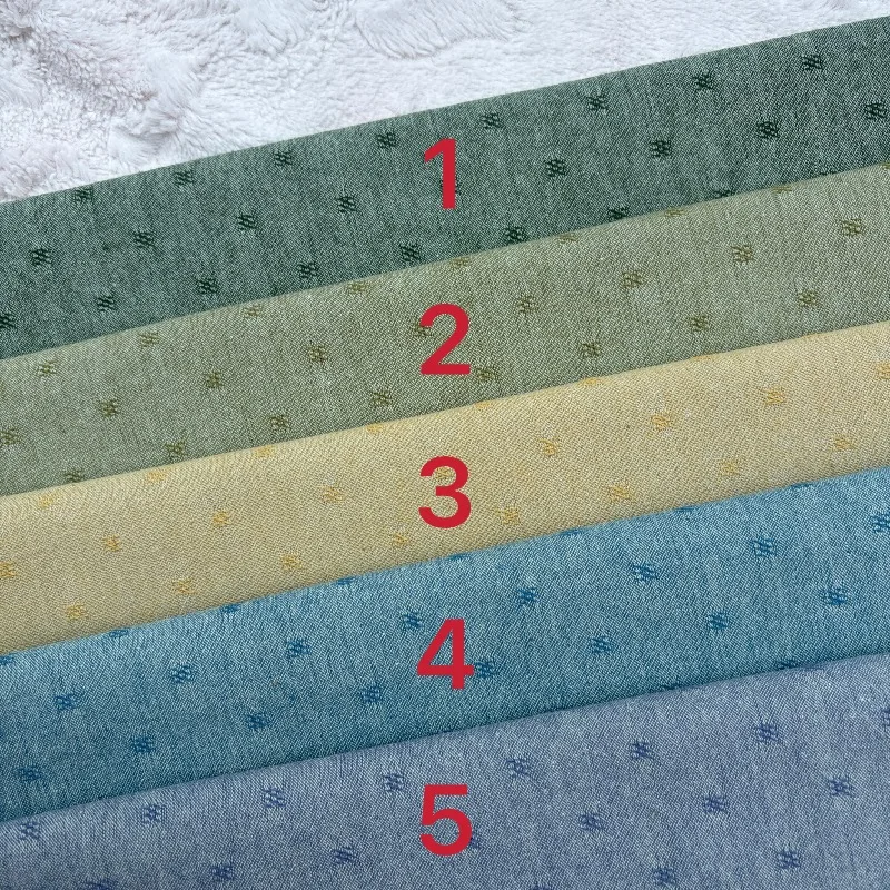 50*140CM Handgemachte DIY Tasche Puppe Japanischen Garn Gefärbt Baumwolle Stoff Quilten Baumwolle Patchwork Kissen, Geldbörse Tuch – Detail 1