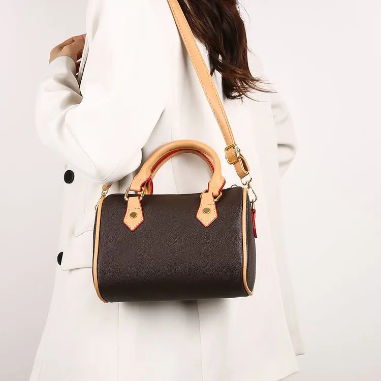 

Сумка-подушка Boston с цветными блоками, 2025, нишевая сумка с верхней ручкой для женщин, универсальная сумка через плечо, текстурированная сумка через плечо «день-ночь»