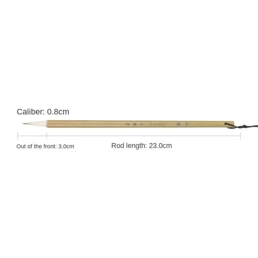 High Quality Thin Artist Crisperding Chinese Brushes Painting Pens Script Writing Brush Calligraphy Brushes