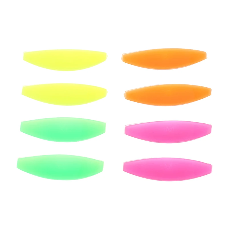 4 Pairs Silicone Eyelash Perming Pads Eye Curler Rods Eye Lash Lifting Pads Eyelash Curler Accessories Applicator Tools