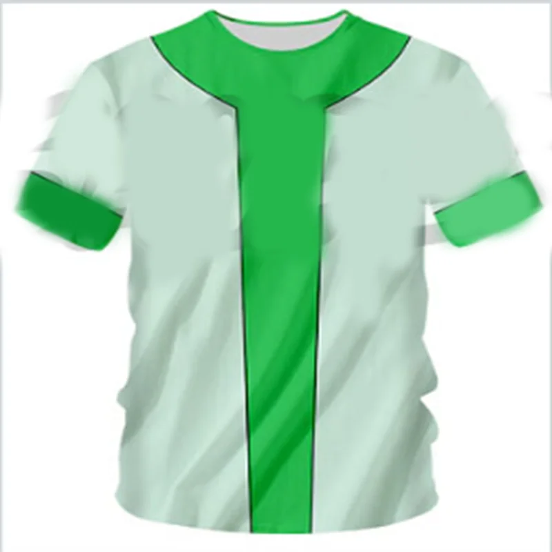 2025 Anime Omnitrix Ben10 Cosplay T-shirts 3D Ben Tennyson Print Kid Cartoon Tee Summer Men Women Harajuku Short Sleeve Y2k Tops