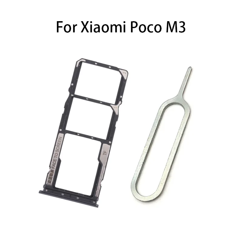 

Daul SIM Card Tray + Micro SD Card Tray for Xiaomi Poco M3