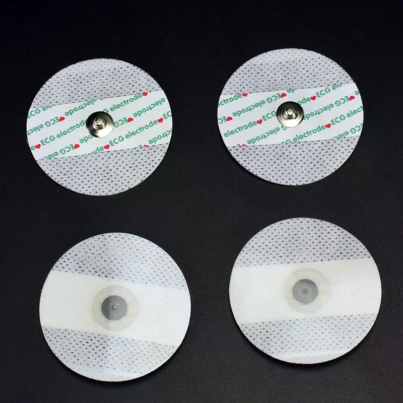 50pcs ECG Electrodes Medical Disposable Electrode Patch EKG Accessory Non-woven