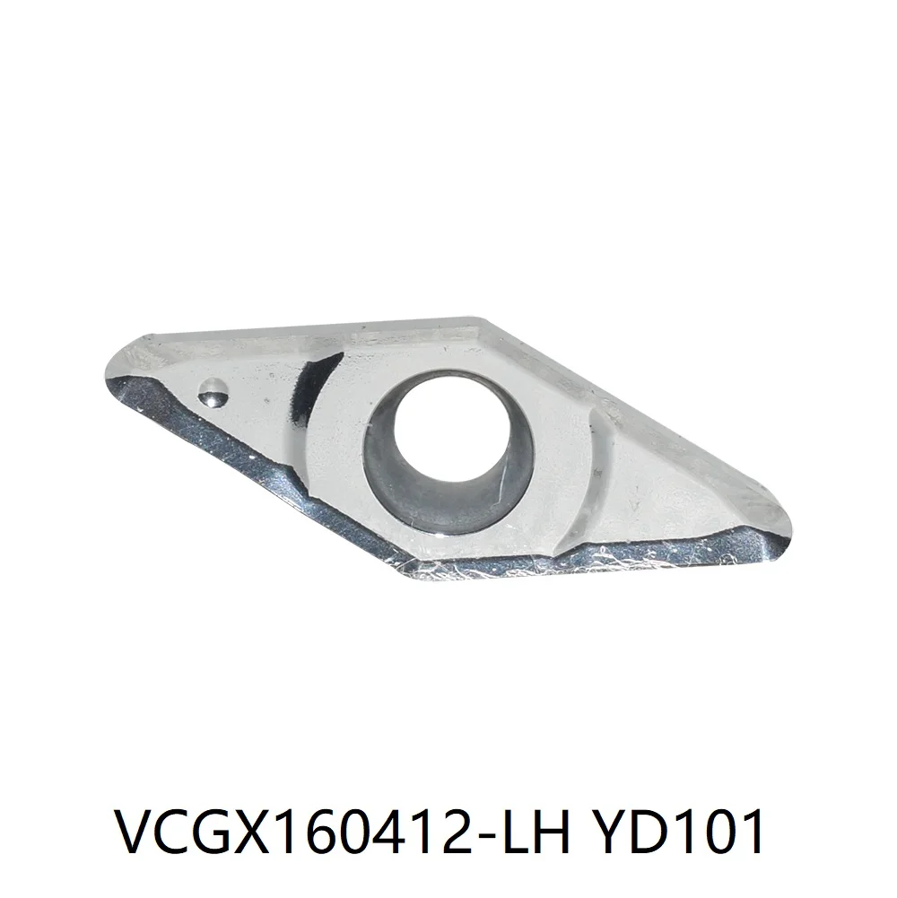 

ZCC VCGX160412-LH YD101 Carbide insert Turning tools for processing cast iron 10pcs/box VCGX 160412 LH