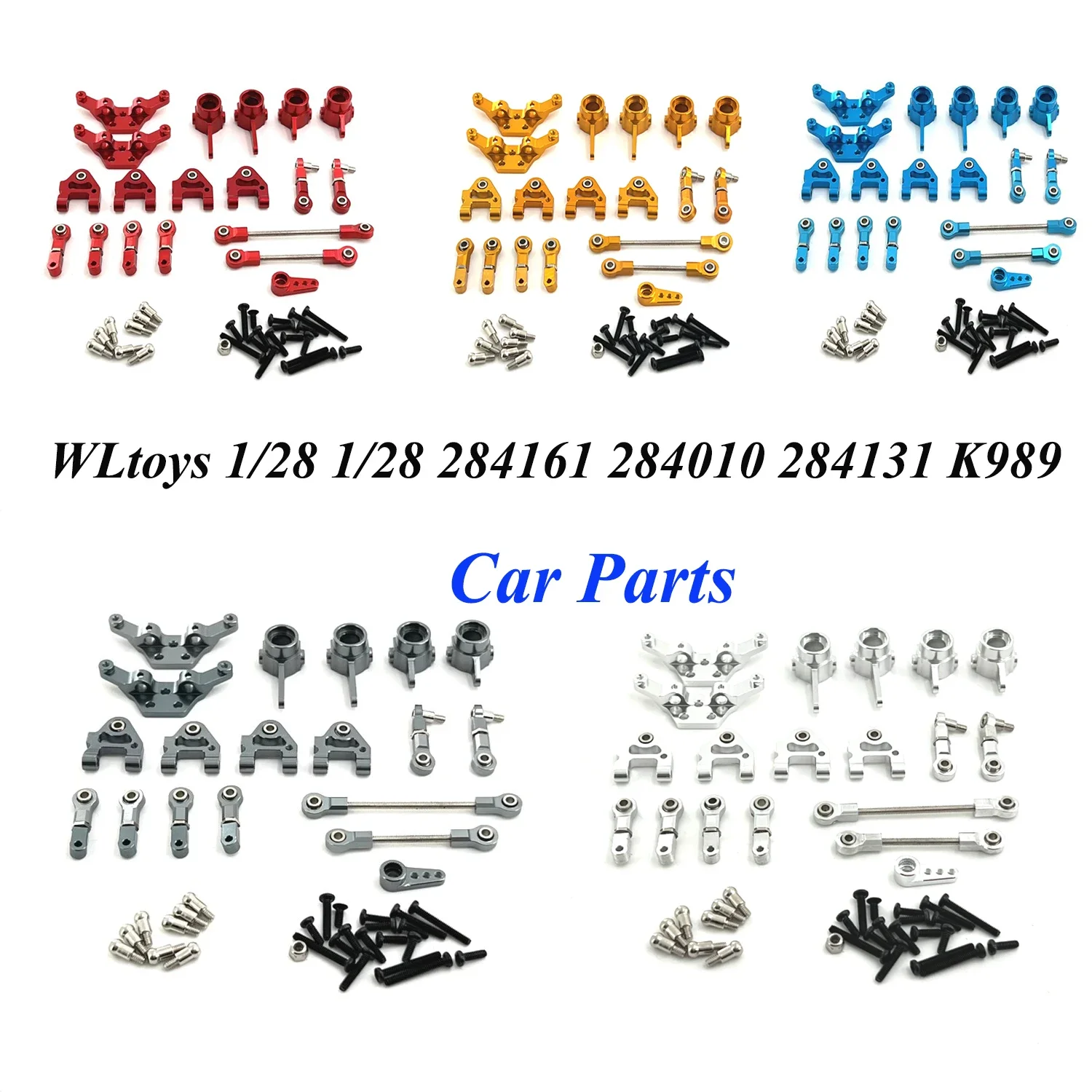 

WLtoys 1/28 284161 284010 284131 K989 K979 K969 P929 P939 RC Remote Control Car Spare Parts Metal Upgrade Accessories Kit