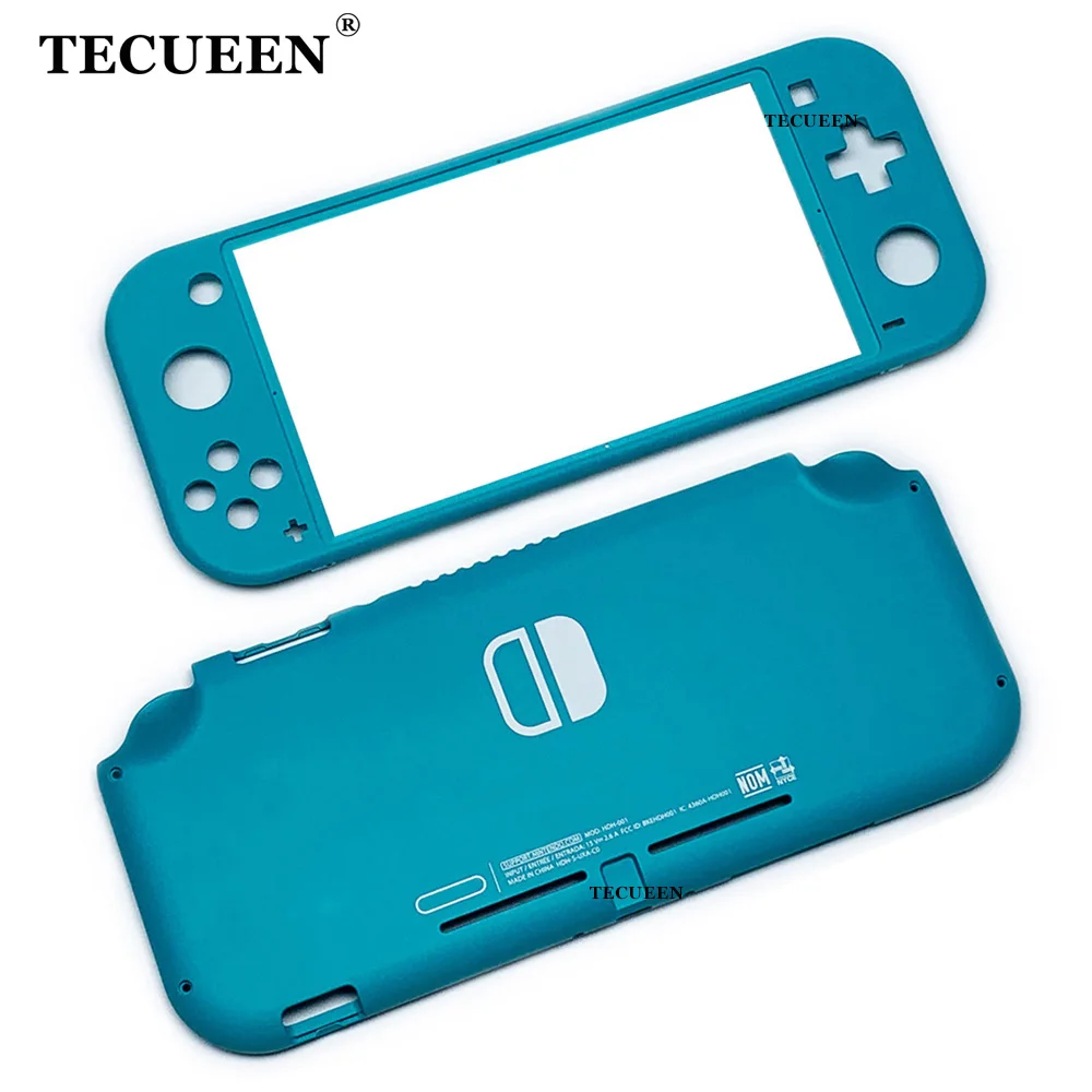 Replacement Plastic Shell Housing Case & Buttons for Nintendo Switch Lite Console Front Back Faceplate Cover - Gray