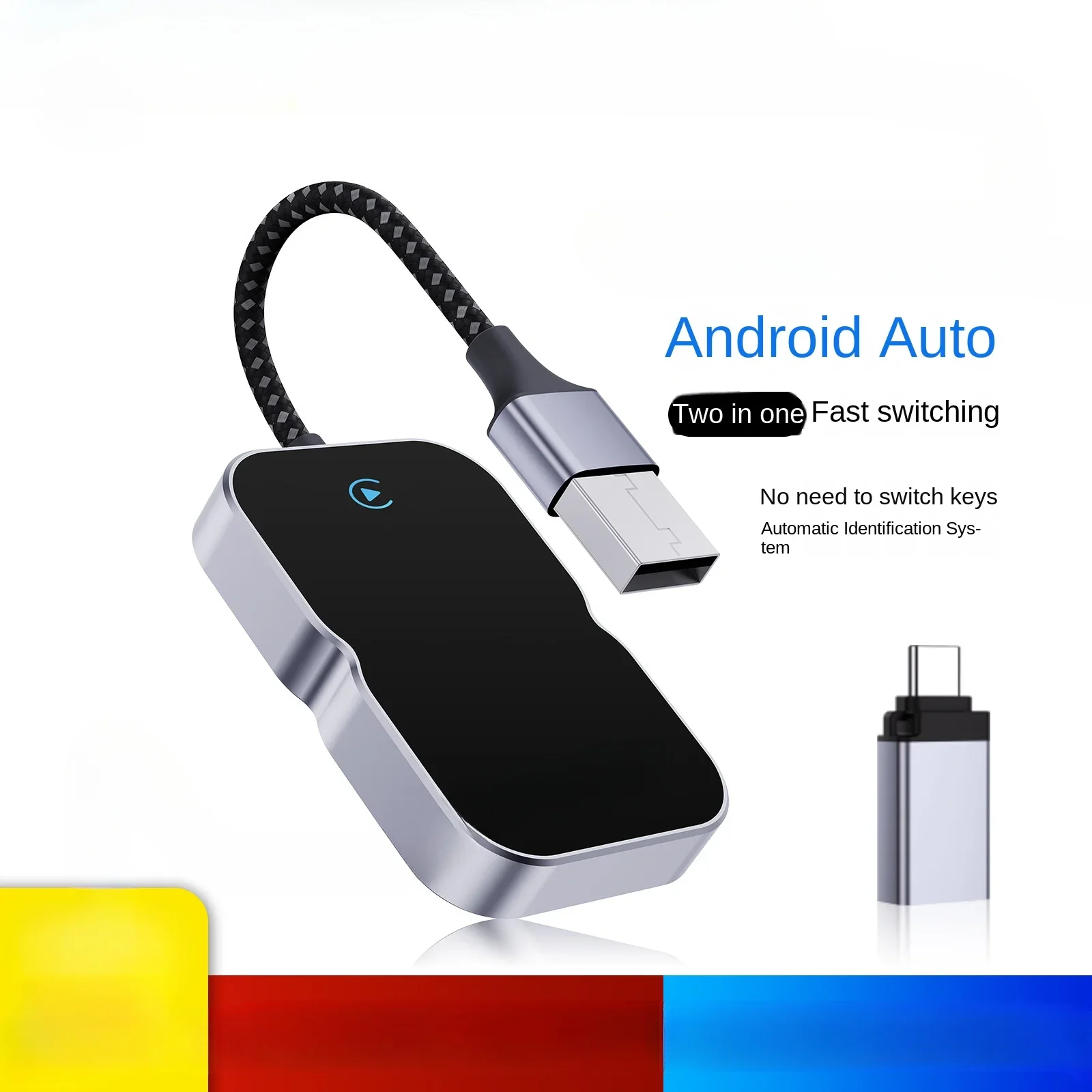 Car Connected Smart Box Wireless Adapter 2-in-1 Connected Conversion Box