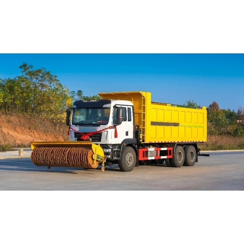 Factory Supplier Supplies 96 Inch Truck Mounted Snow Sweeper Broom With High Flow Valve For Winter Infrastructure
