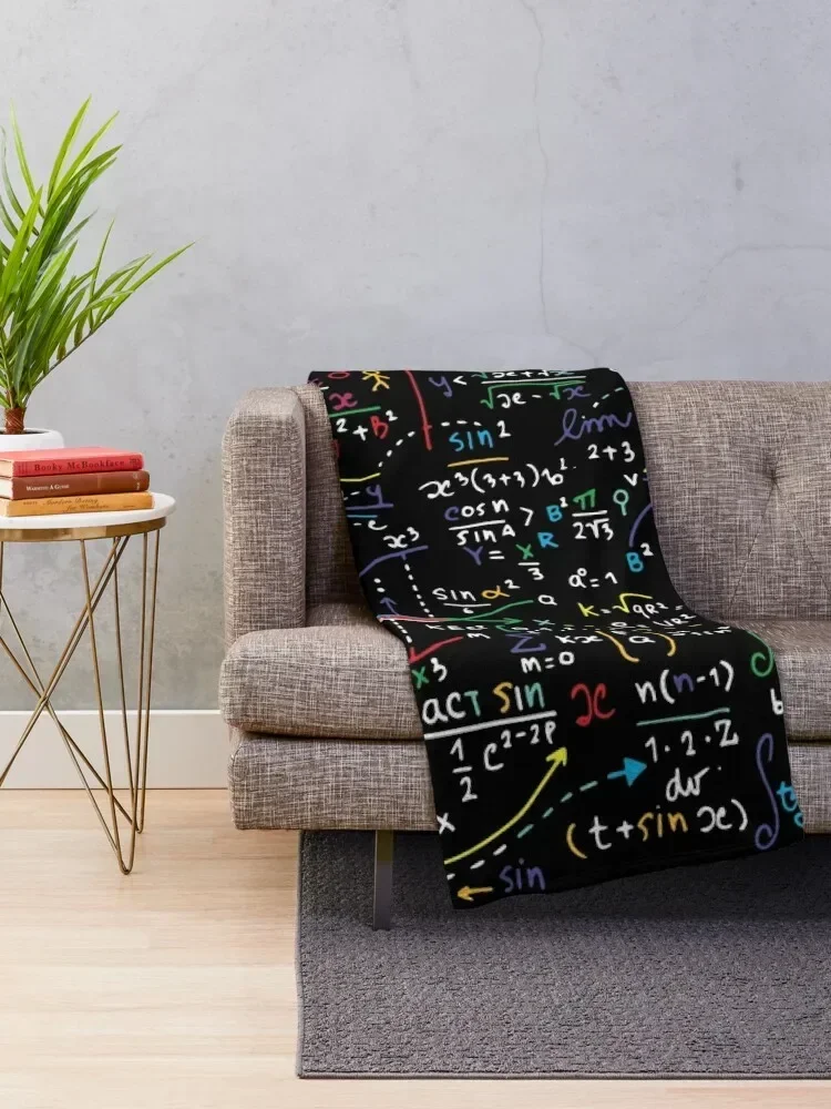 Math formulas for math lovers Throw Blanket Plush Nap Blankets