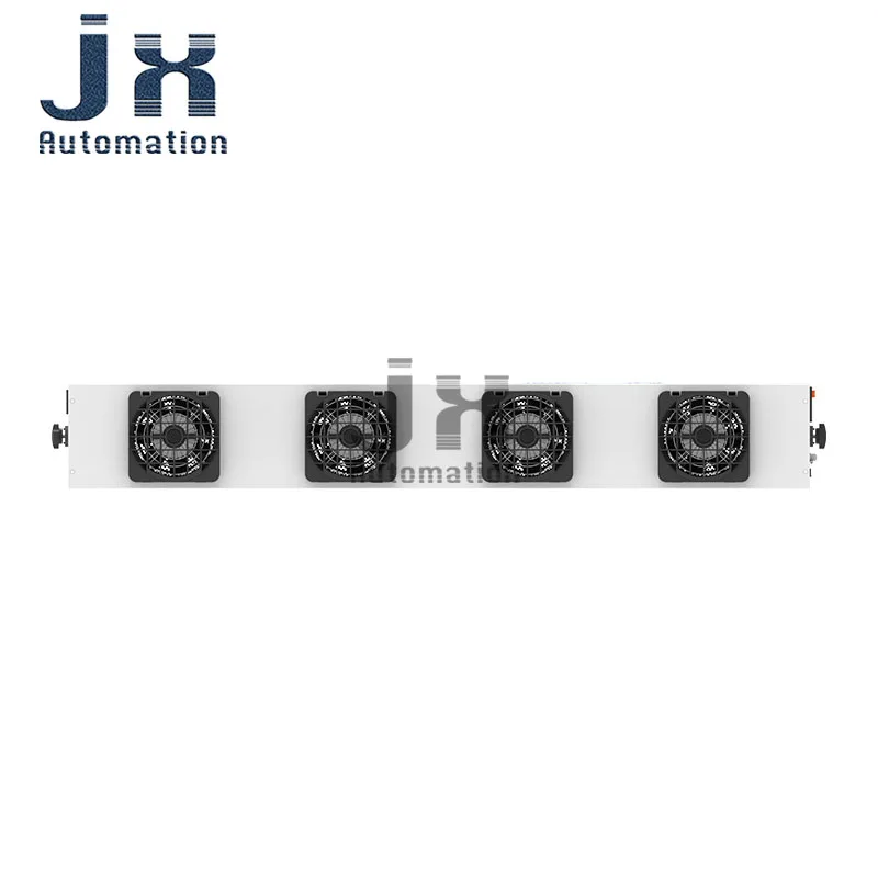 QEEPO QP‑FA04 4-Fan Overhead Ion Air Fan Industrial Static Eliminator for Production Line Static Removal