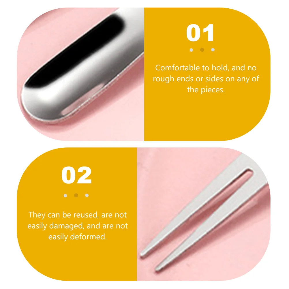 

24pcs Stainless Steel Fruit Fork Dessert Snacks Picks Reusable Home Flatware Restaurant Tableware Set Kitchen Utensils