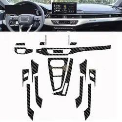 For Audi A5 S5 2021-2023 Car interior carbon fibre Film 5D PET Center console Anti scratch resist film Accessories refit Film