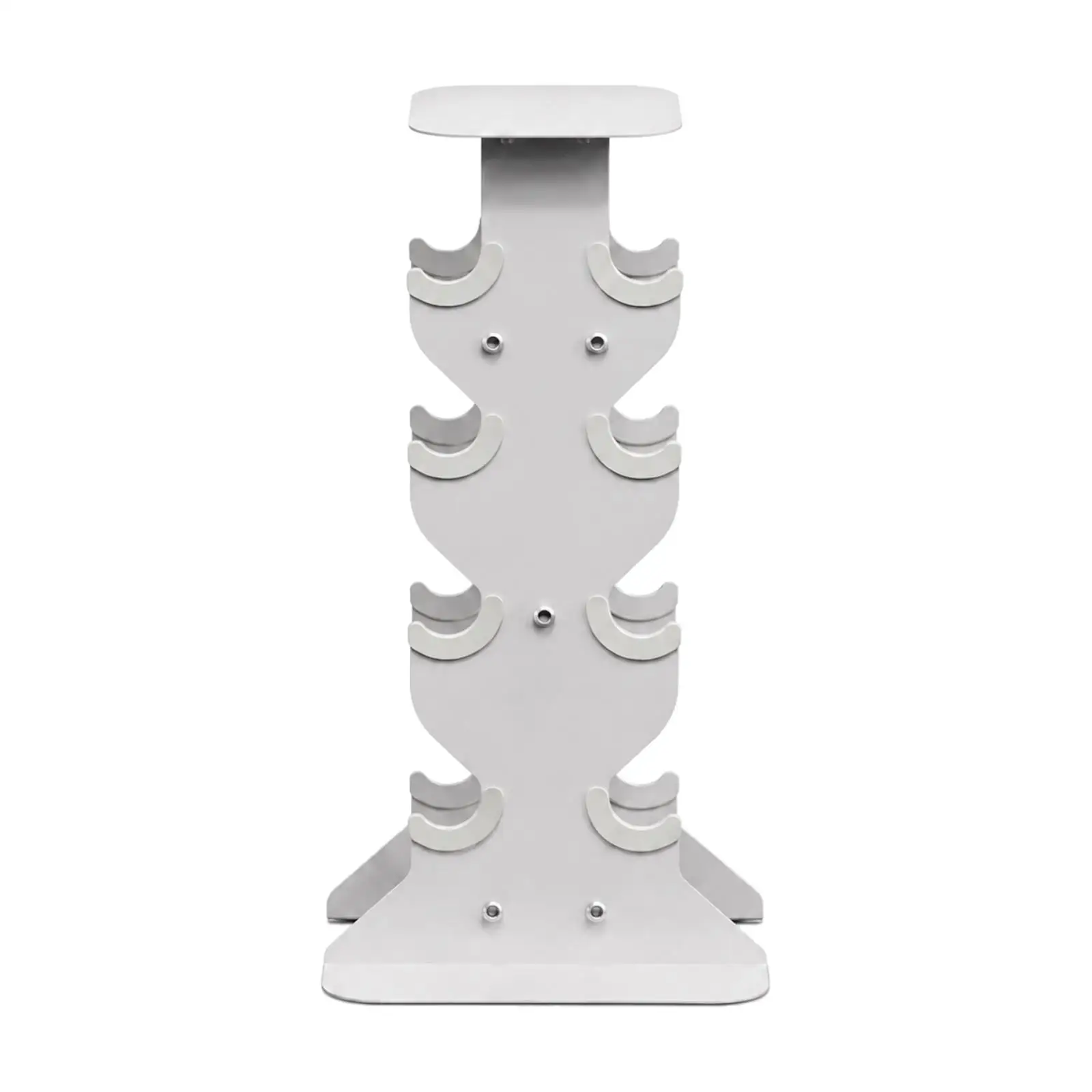 Freestanding Metal Dumbbell Rack Space-Saving Dumbbell Rack with Curved Cradle Holders Scratch-Resistant Powder-Coated