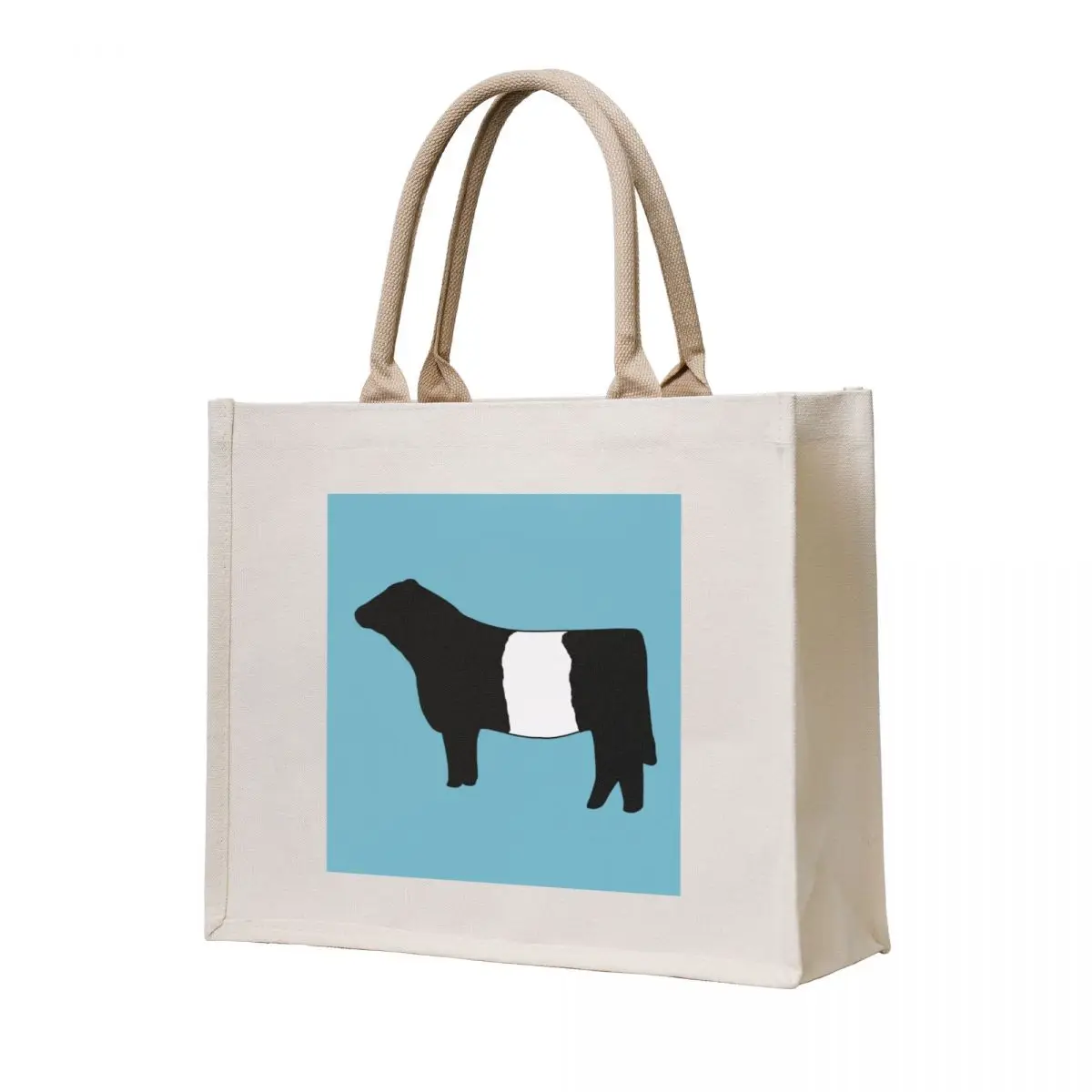 Belted Galloway Cow Tote Bag tote bag canvas Women bags Women's beach bags female bag