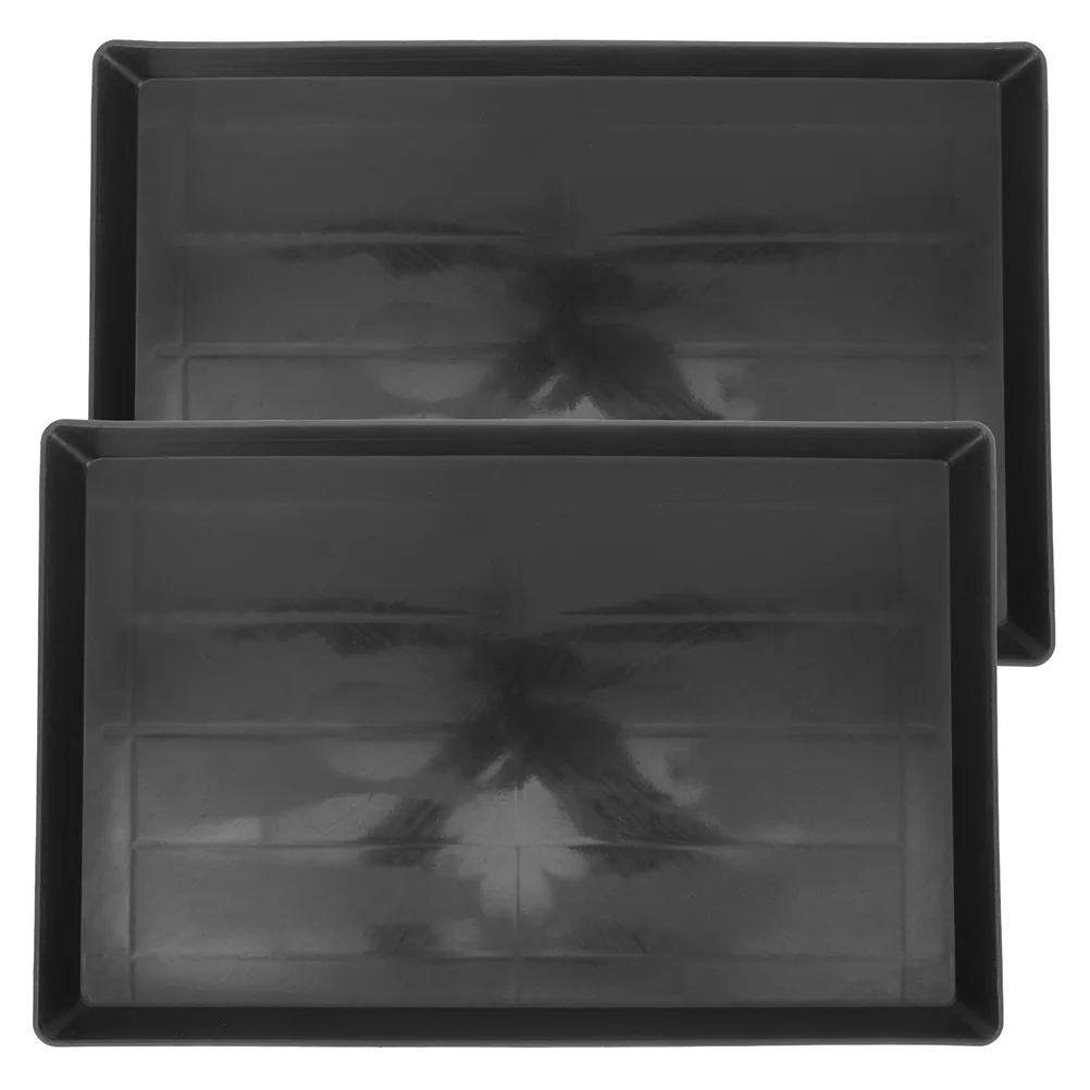 

2Pcs Pet Cage Tray Lightweight Exquisite Workmanship Dog Crate Bottom Replacement Litter Tray Parrot Bunny Enclosure Leakage