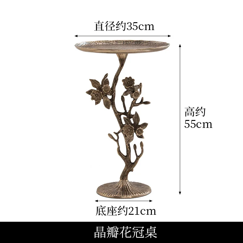 Corner shelf bedroom bedside retro coffee table side balcony small round   movable