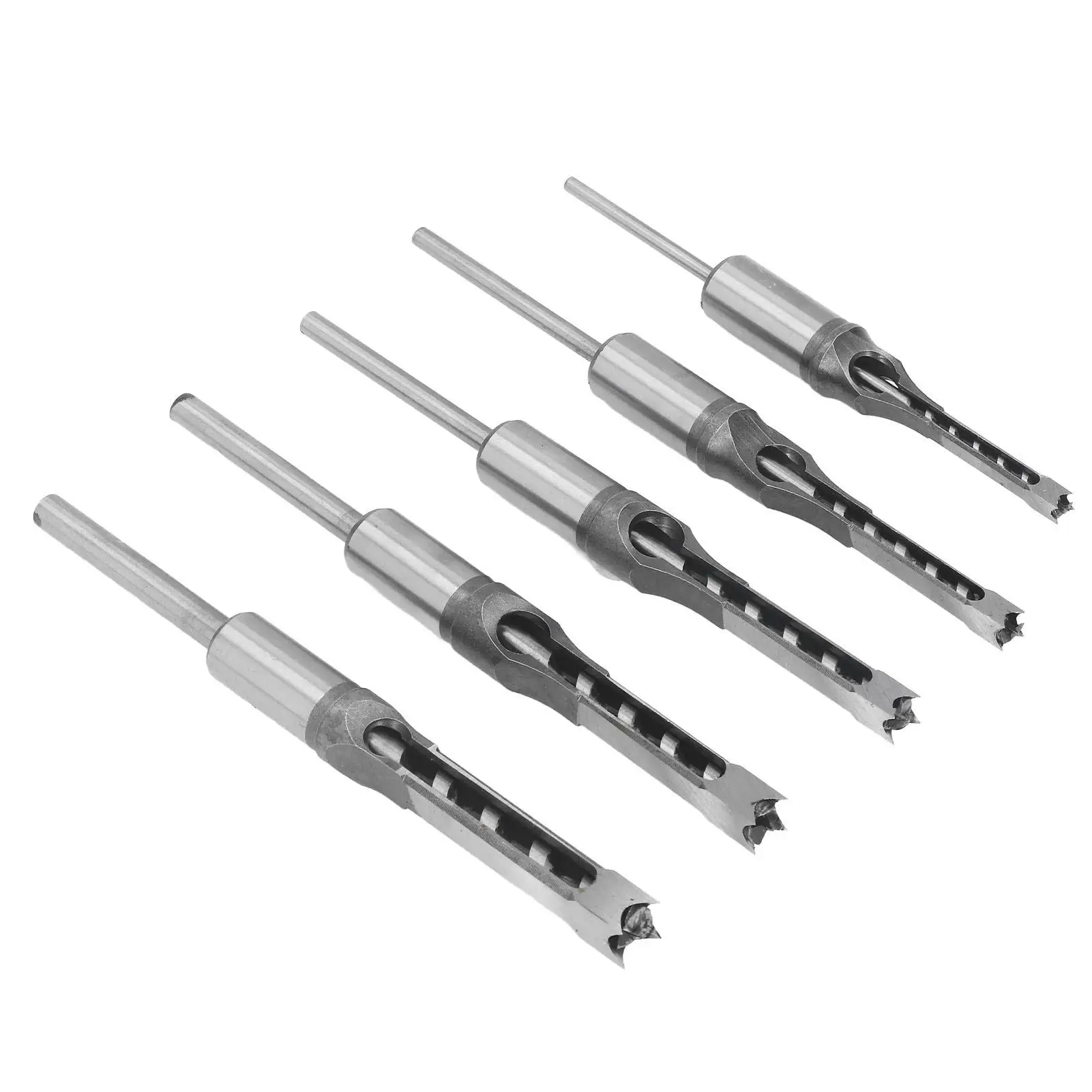 

5Pcs HSS Countersink Drill Bit Set 1/4in 5/16in 3/8in 7/16in 1/2in Woodworking Tools High Steel Durable Kit