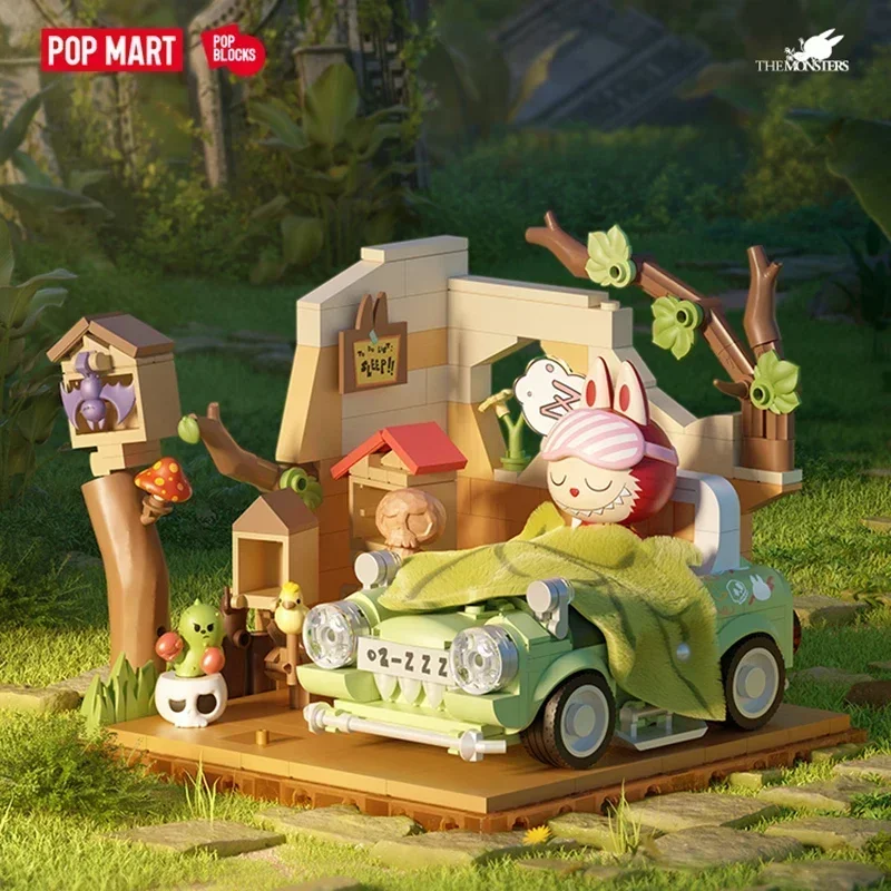 

POP MART The Monsters Forest Secret Base Series Ornaments Figurines Home Decor Desktop Model Dolls Gilrs Gift