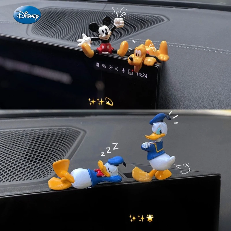 

Disney Mickey Donald Duck car interior accessories ornaments car center console co-driver girl center console cute decoration