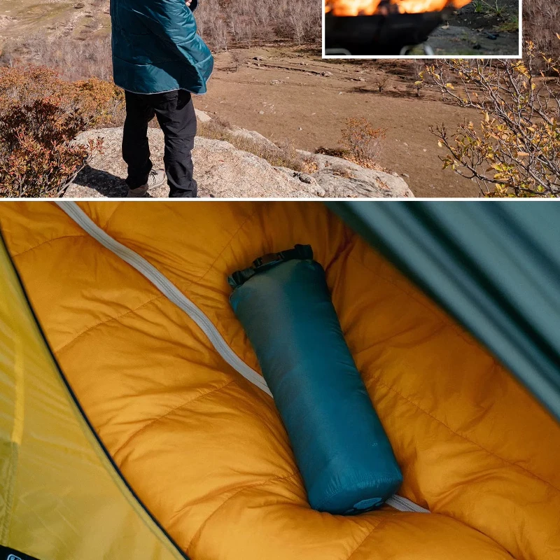 Outdoor electric travel blanket Warm up camping Moisture-proof electric blanket USB washable