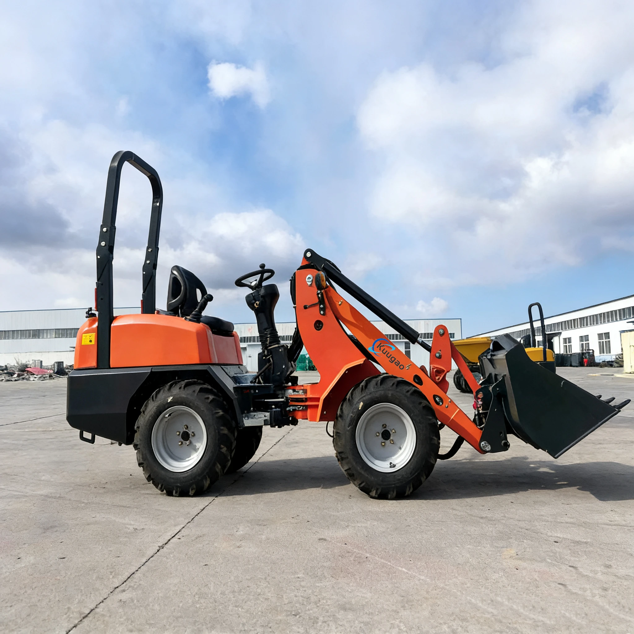 

Kubota Engine Diesel Small 4WD Wheeled Loader All Terrain Construction Loading Machinery Certified Hot Sale Wholesale Customized