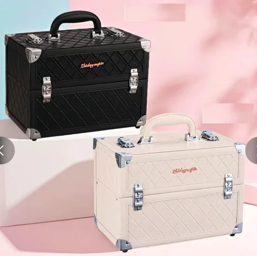 Artist's Portable Case for Eyelas Women cosmetic Case Eyebrow Tattooing Large Capacity Makeup Case Makeup Tools Suitcase Makeup