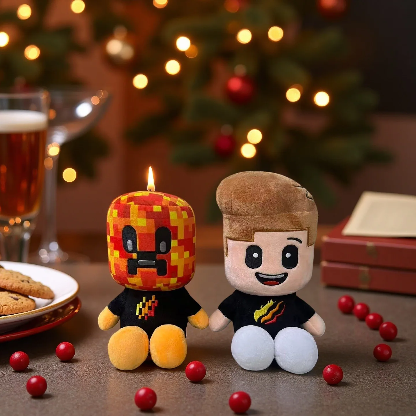 2026 New Famous Blogger PrestonPlayz Preston Plush Doll  Cute Soft Toy Gamer Character Plushie Birthday Gift Fans Collectible