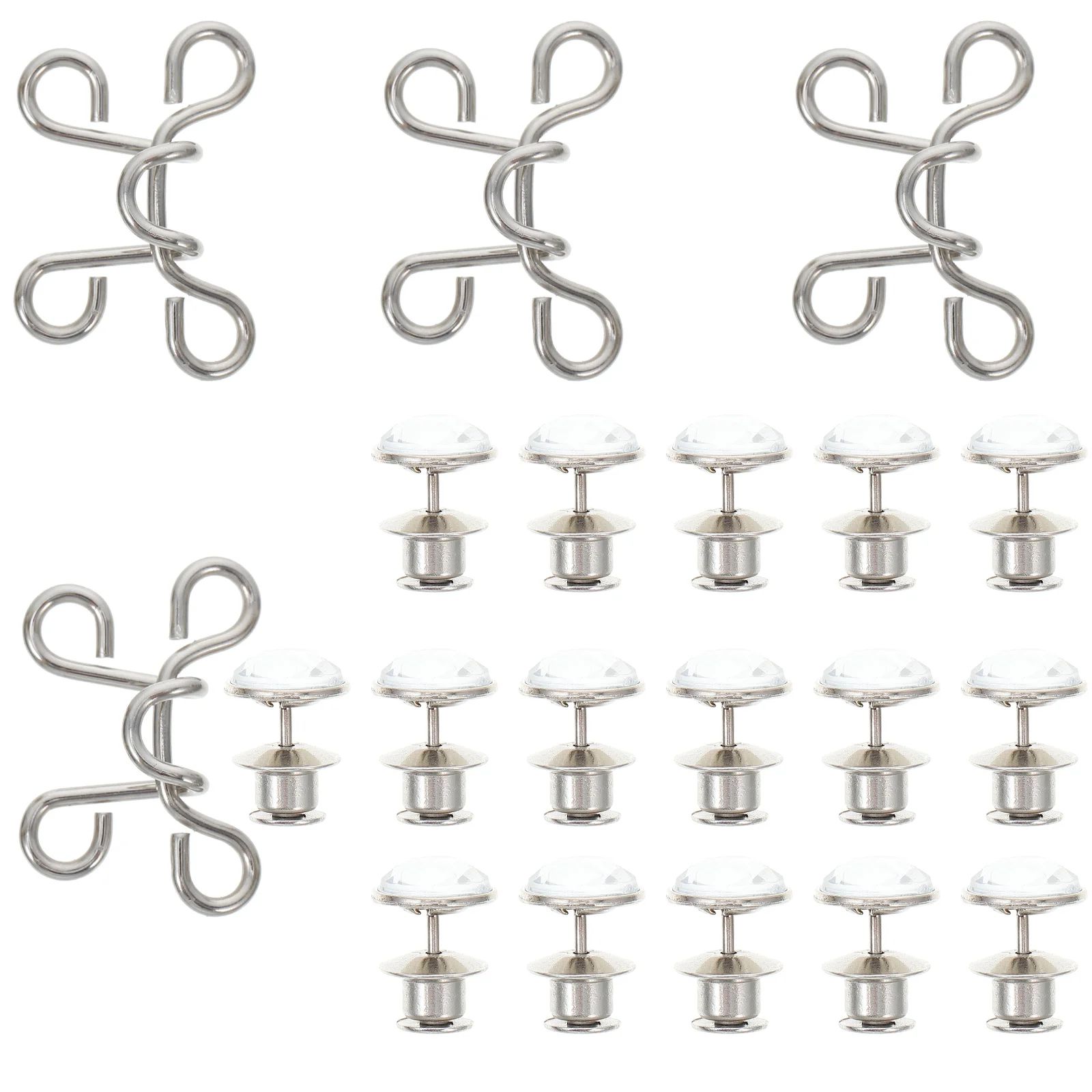 

4Sets Adjustable Waist Buckles Jeans Accessories Easy to Adjust and Install for Multiple Uses Adjustable Waist Buckle