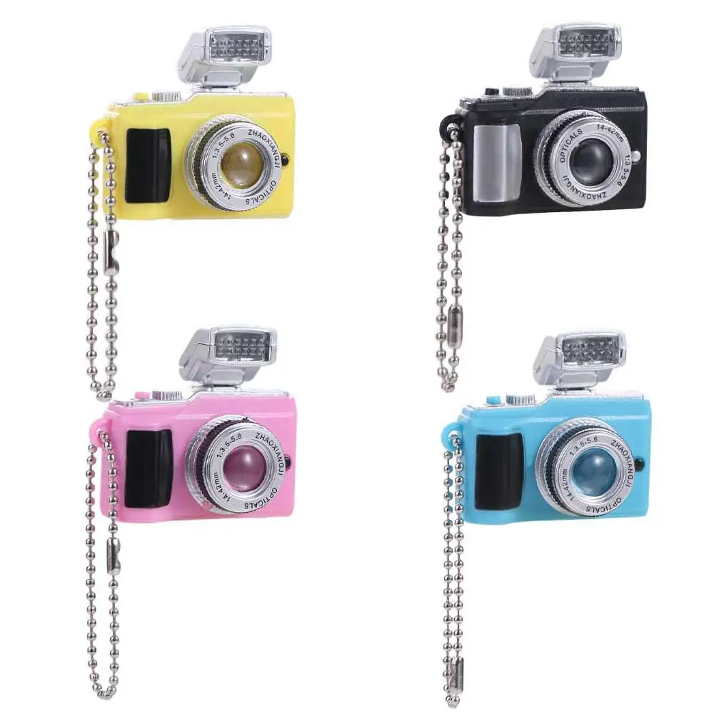

Led Camera Electric Luminous Key Chain Plastic Camera Camera Car Key Ring Ins Luminous Mini Camera Toy Led Keychains
