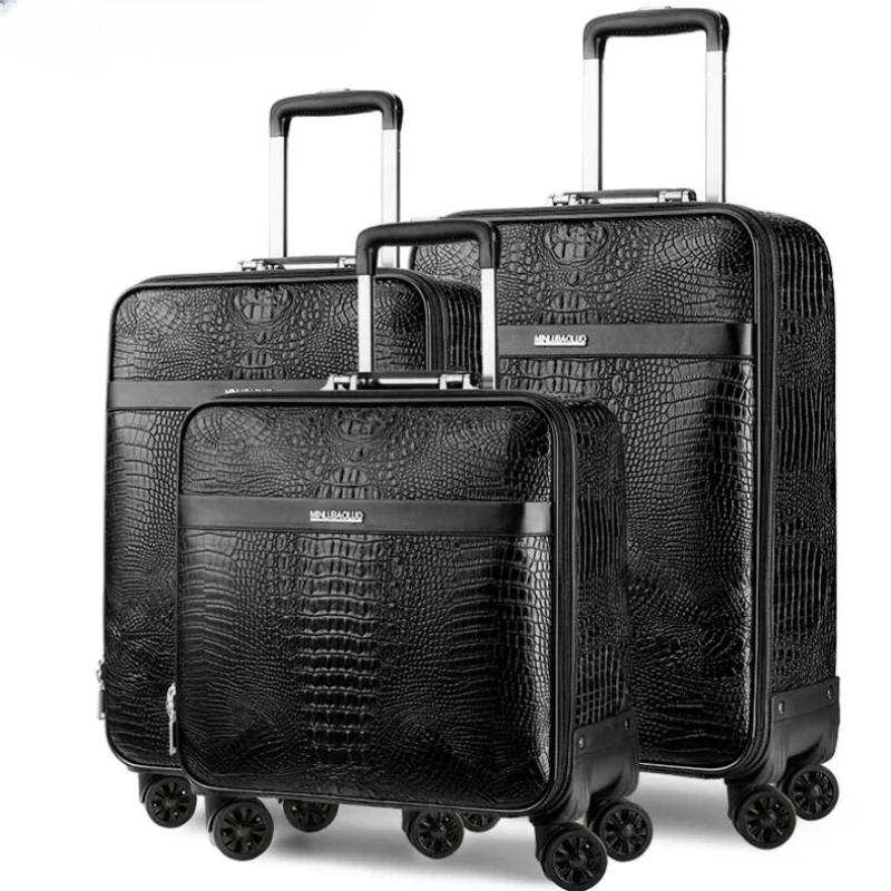 Business Trolley Case Luggage 16" 20" 24" Luggage Luggage Suitcase With Spinner Wheels Carry-On Luggage Suitcase Trolley Bags