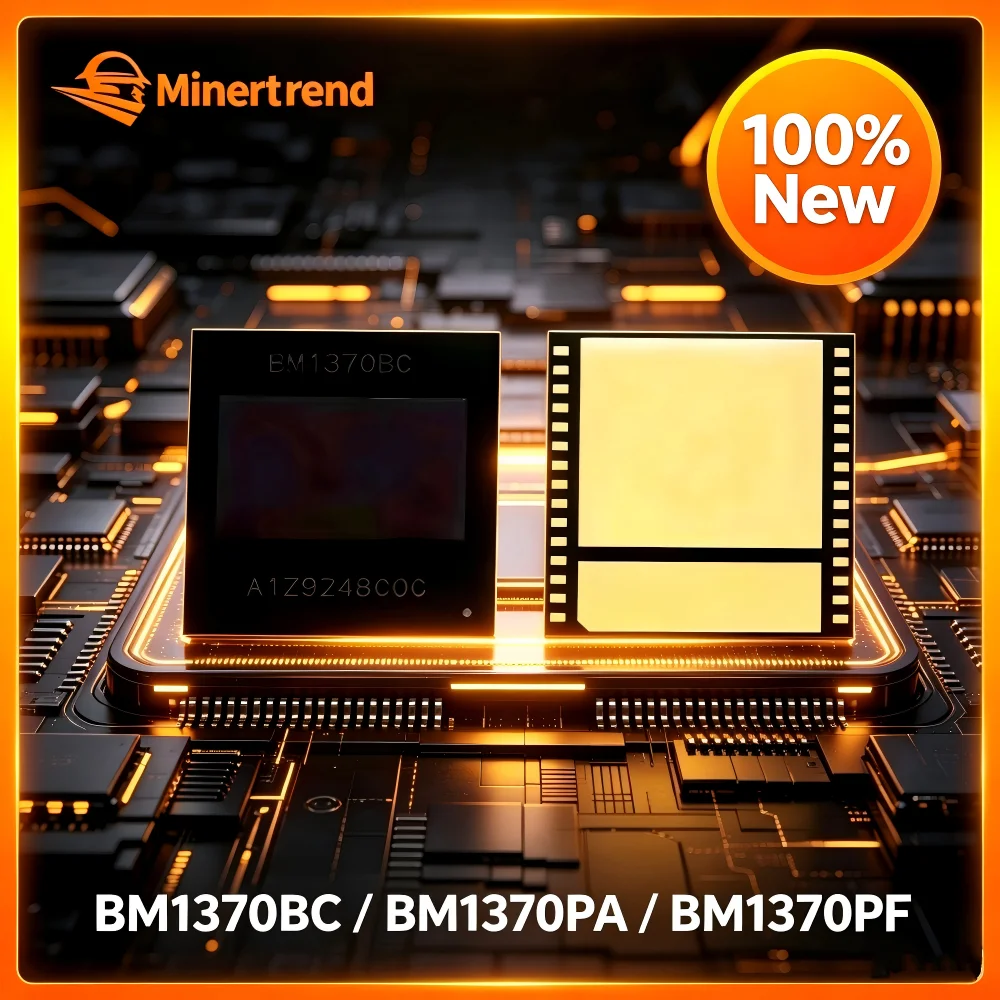 

100% New Original BM1370PA BM1370BC BM1370PF Chip, Bitcoin SHA-256 Mining Chip for Bitaxe Gamma, NerdQaxe & Antminer S21 Series